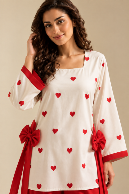 Heart Bow Farshi Set