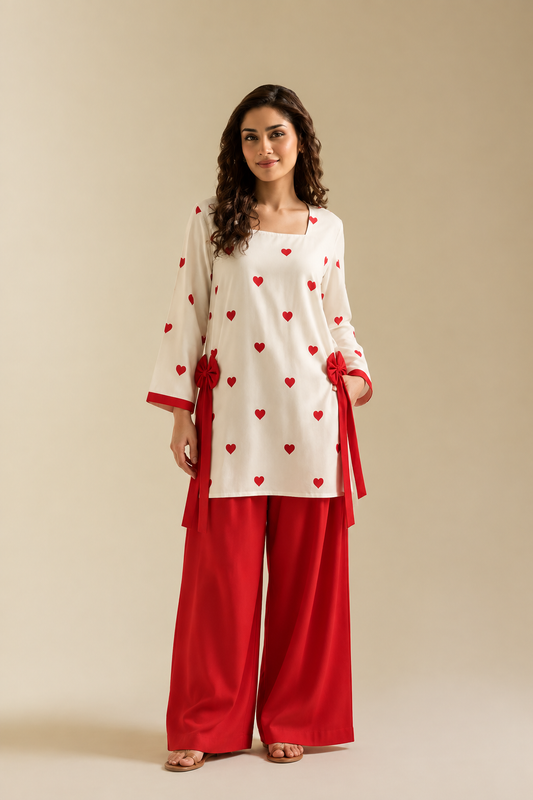 Heart Bow Farshi Set