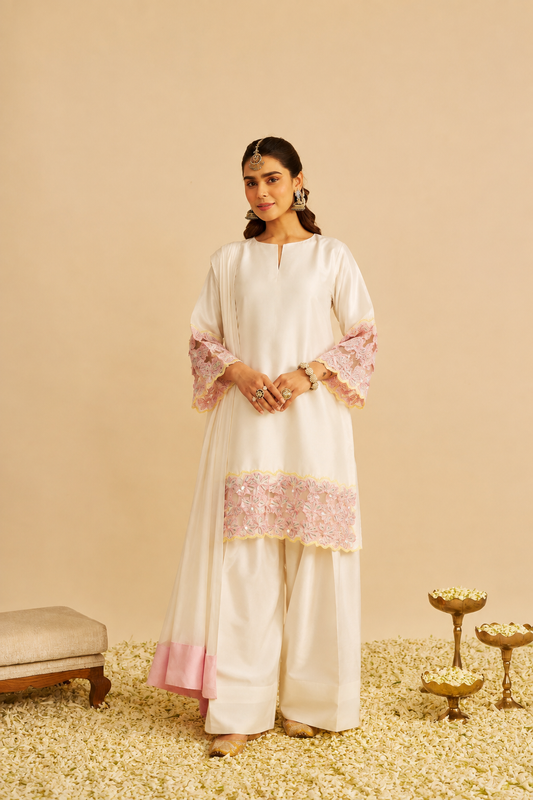 Elara – Premium Silk Embroidered 3-Piece Suit Set