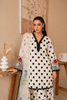White and Black Polka 3-Piece Suit Set